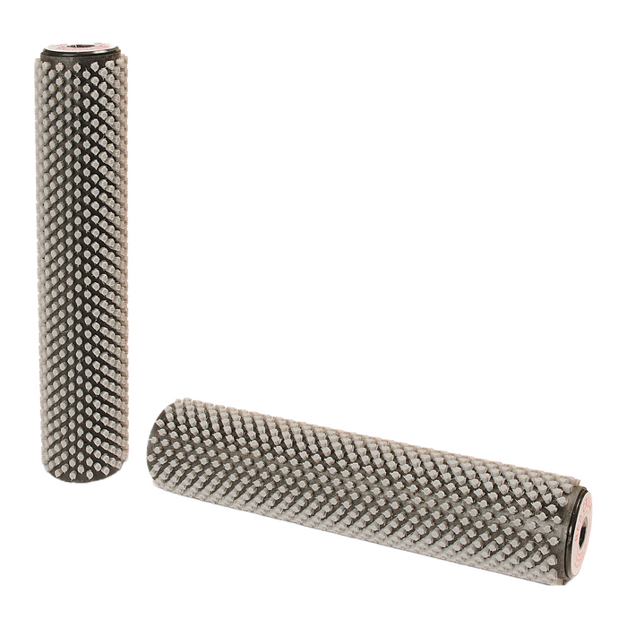 A product picture of the Red Creek Fine Grey Nylon 300mm Roto Brush