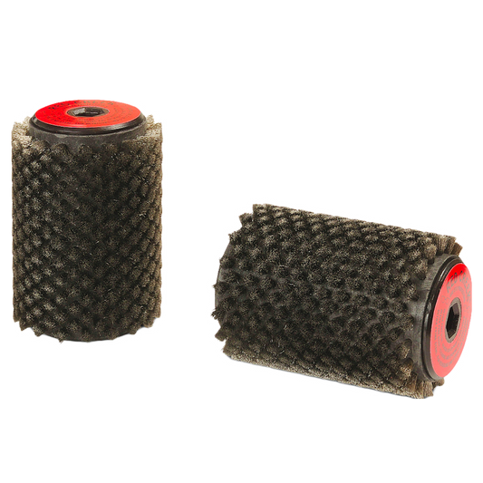 A product picture of the Red Creek Ultrafine Curled Steel 100mm Roto Brush