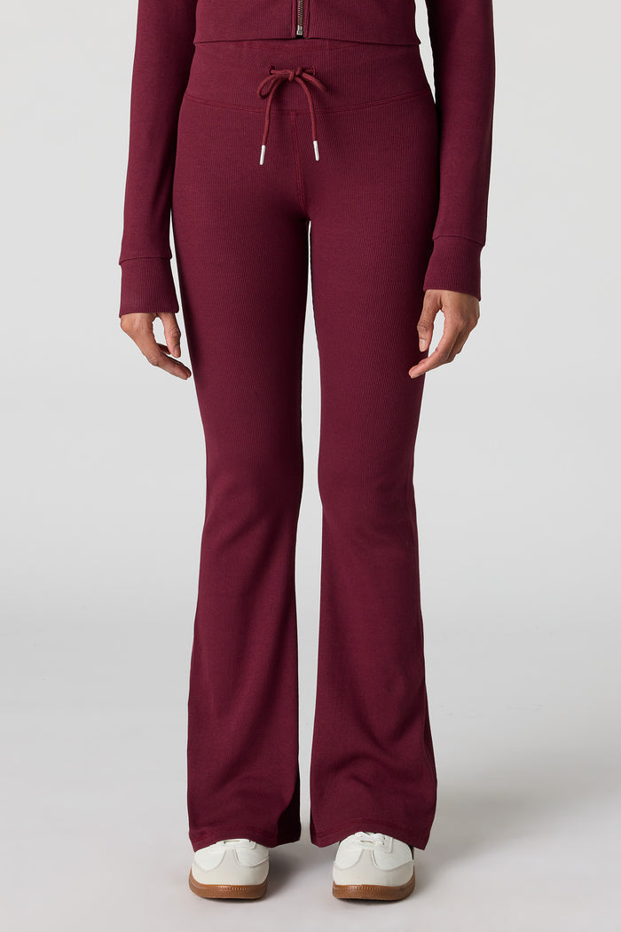 Ribbed Straight Leg Pant