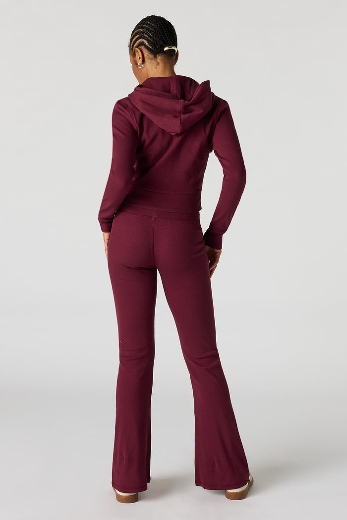 Ribbed Straight Leg Pant