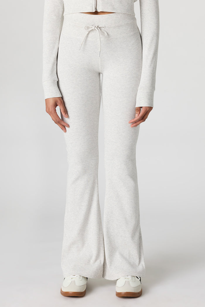 Ribbed Straight Leg Pant