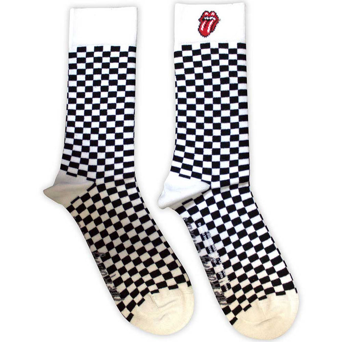 Rolling Stones Checkered Socks