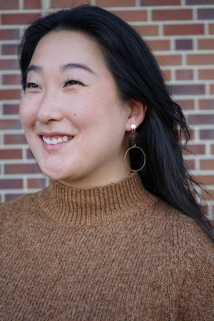 Sadie Earrings - Walnut // Jewelry, Fall