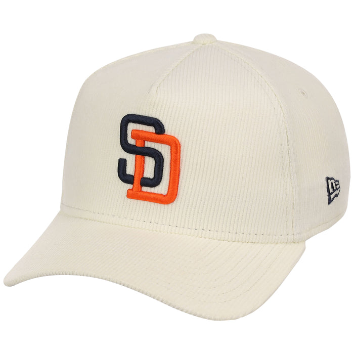 San Diego Padres MLB Chrome Cord FASHION CORE New Era 9FORTY A-Frame