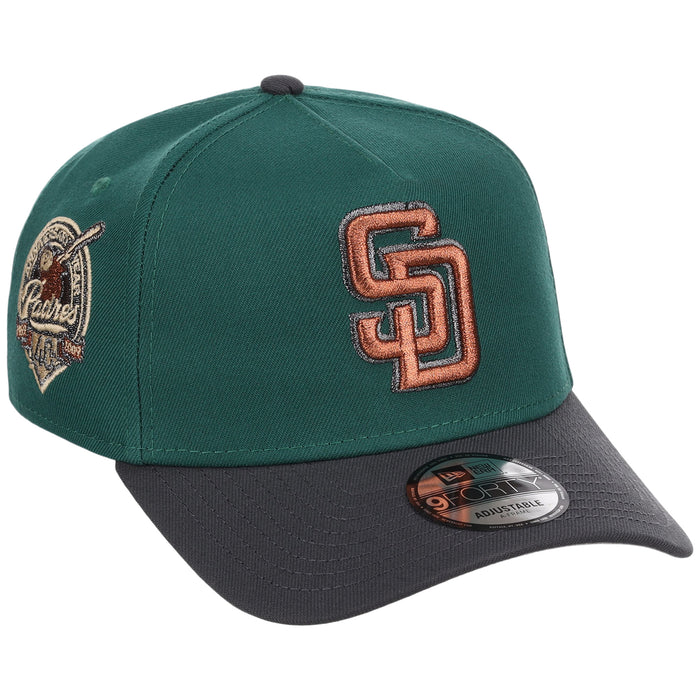San Diego Padres MLB Emerald Graphite New Era 9FORTY