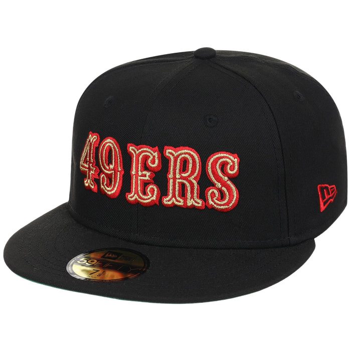 San Francisco 49Ers NFL Black Dome New Era 59FIFTY