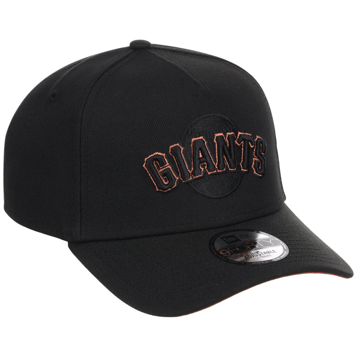 San Francisco Giants MLB Black x Rust FASHION CORE New Era 9FORTY A-Frame