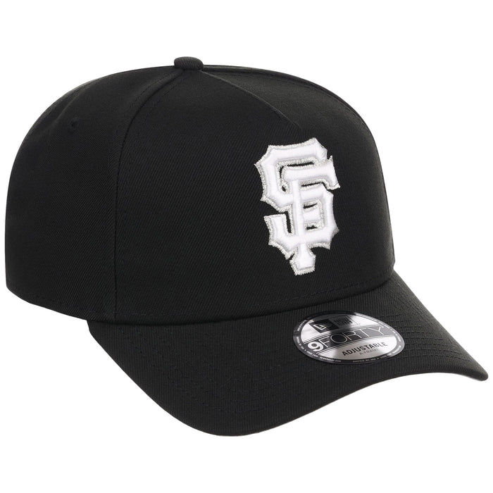 San Francisco Giants MLB Black x White FASHION CORE New Era 9FORTY A-Frame