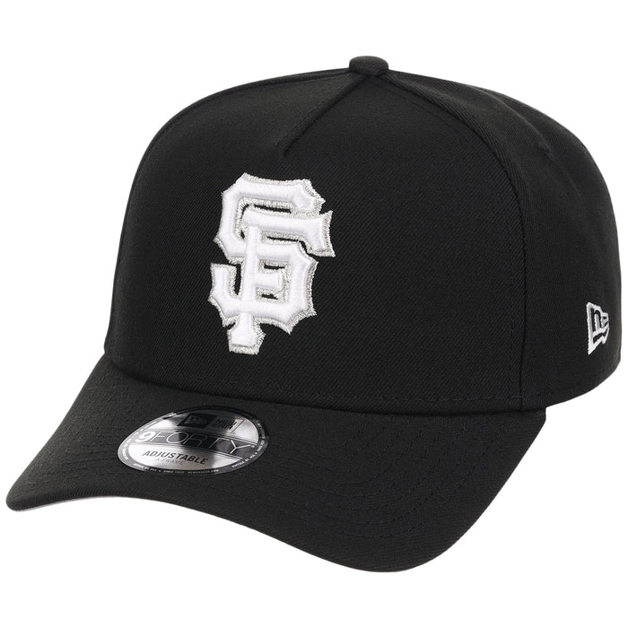 San Francisco Giants MLB Black x White FASHION CORE New Era 9FORTY A-Frame
