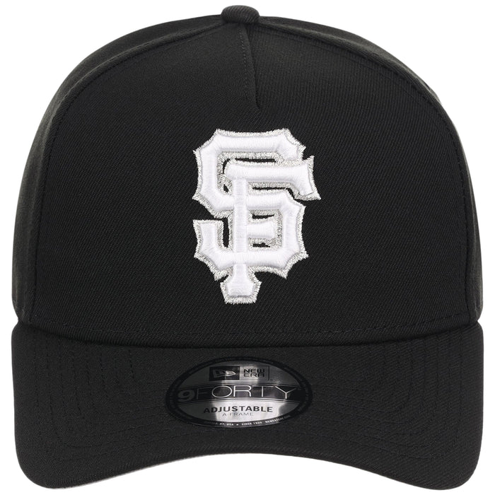 San Francisco Giants MLB Black x White FASHION CORE New Era 9FORTY A-Frame