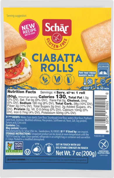 Schar: Ciabatta Rolls