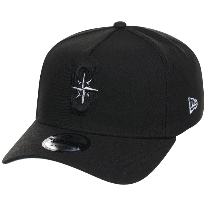 Seattle Mariners MLB Black Sky FASHION CORE New Era 9FORTY A-Frame