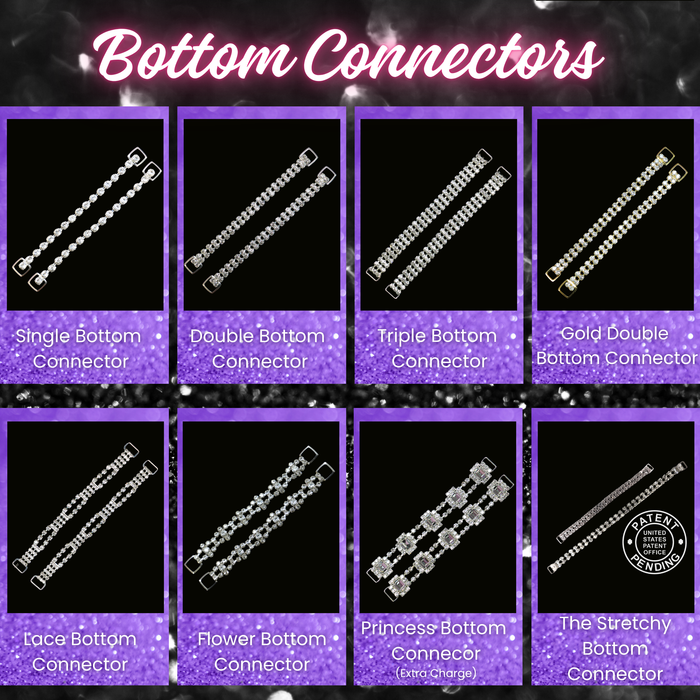 Competition suit connector set for secure NPC stage fit