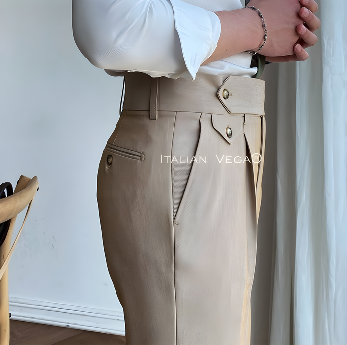 Signature Flap Gurkha Pants by ITALIAN VEGA®