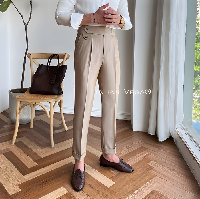 Signature Flap Gurkha Pants by ITALIAN VEGA®