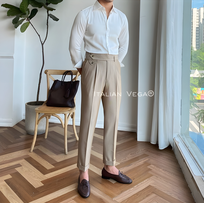 Signature Flap Gurkha Pants by ITALIAN VEGA®