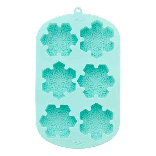 silicone snowflake soap mold