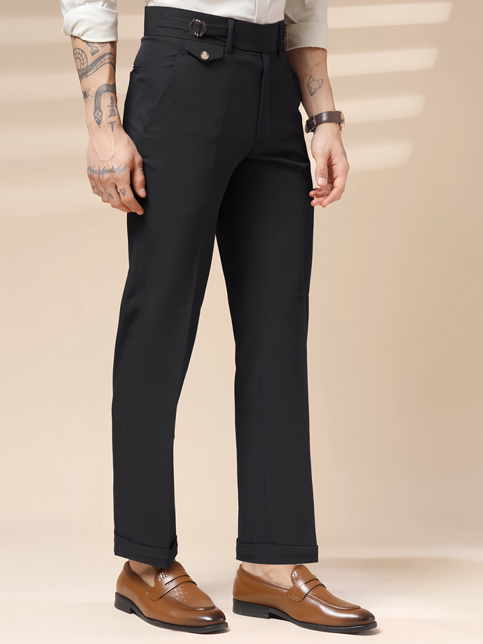 Single Buckle Gurkha Pants by ITALIAN VEGA®