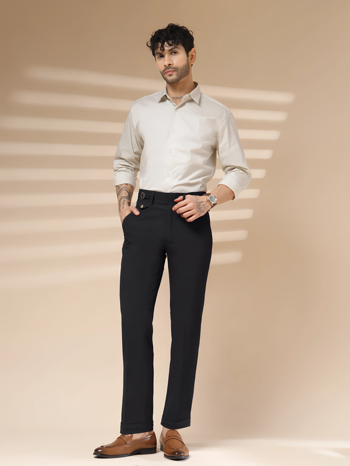 Single Buckle Gurkha Pants by ITALIAN VEGA®