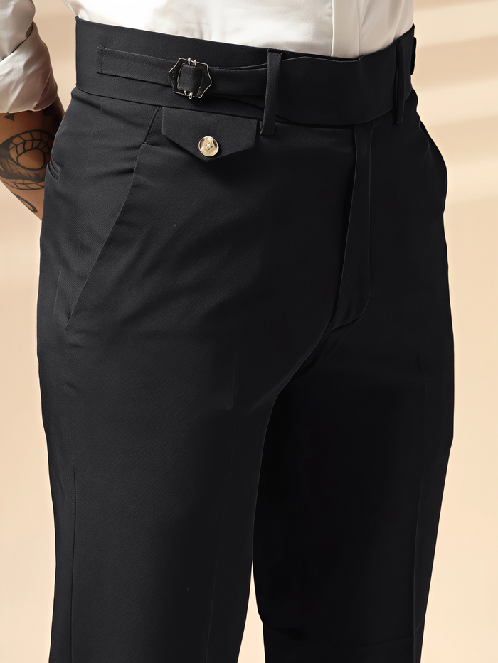 Single Buckle Gurkha Pants by ITALIAN VEGA®