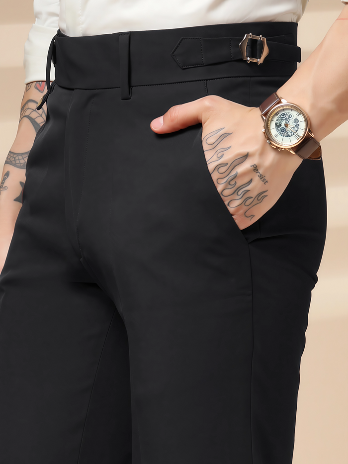 Single Buckle Gurkha Pants by ITALIAN VEGA®