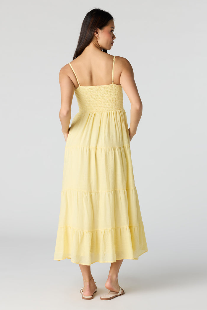 Smocked Tiered Maxi Dress
