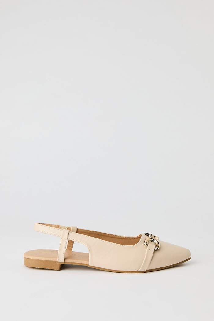 Snaffle Slingback Flats