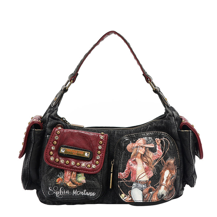 SOFIA MONTANA DENIM HANDBAG