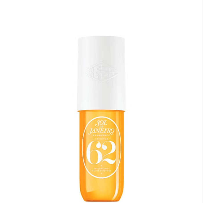 Sol de Janeiro Brazilian Crush Cheirosa '62 body fragrance mist bottle with floral and citrus notes in a 90ml spray.
