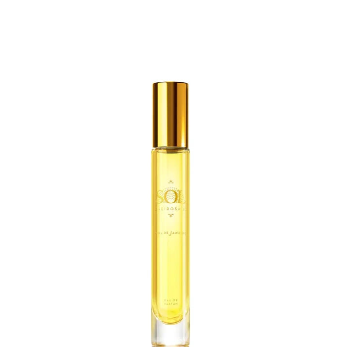 Sol de Janeiro Cheirosa ’62 Eau de Parfum 8ml bottle with elegant packaging, showcasing the fragrance's stylish design and branding.