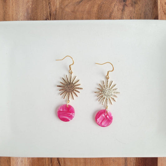 Solana Earrings - Raspberry // Jewelry