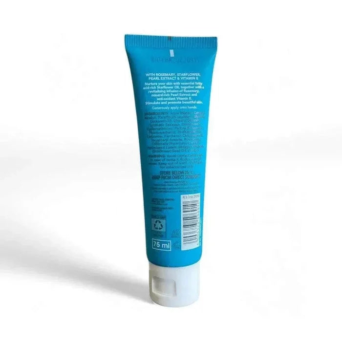 Sorbet Hand & Nail Cream 75ml with Rosemary, Starflower Oil, and Pearl Extract for nourishing and balancing hands and nails