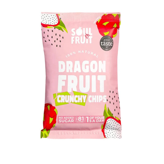 Soul Fruit Freeze Dried Dragon Fruit Crisps 20g