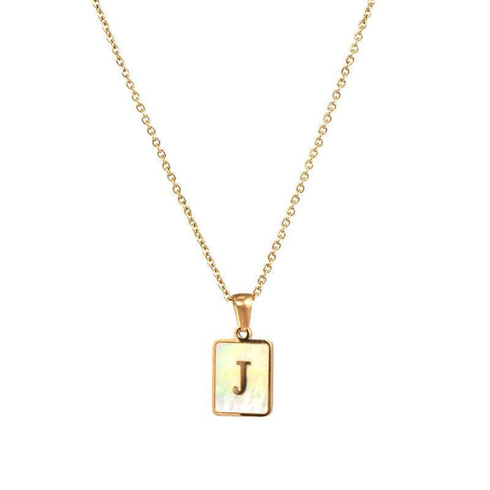 Gold J (including chain)
