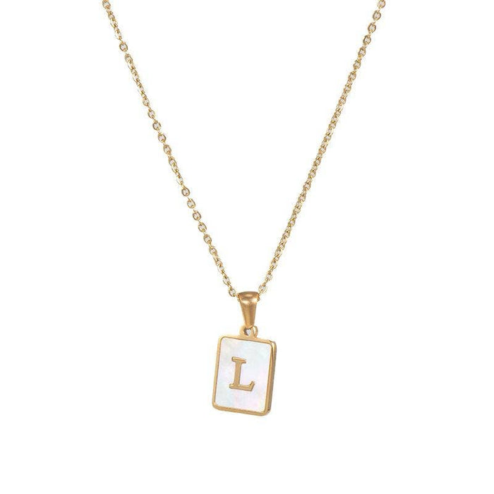 Gold L (including chain)
