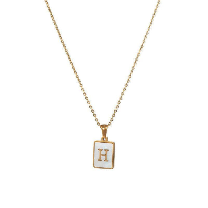 Gold H (including chain)