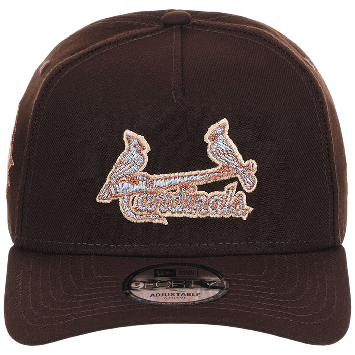 St. Louis Cardinals MLB Frosted Bark New Era 9FORTY A-Frame