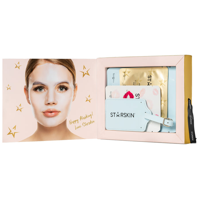 STARSKIN Happy Masking Gift Set with skincare masks and peels for nourishing facial treatment and skin rejuvenation.