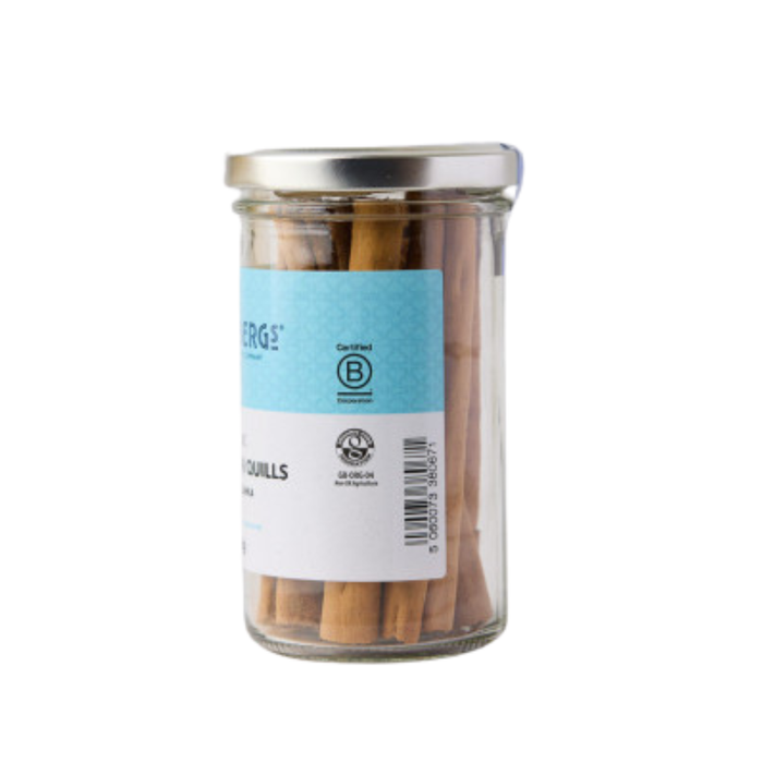 Steenbergs Organic Cinnamon Sticks Large Glass 52g