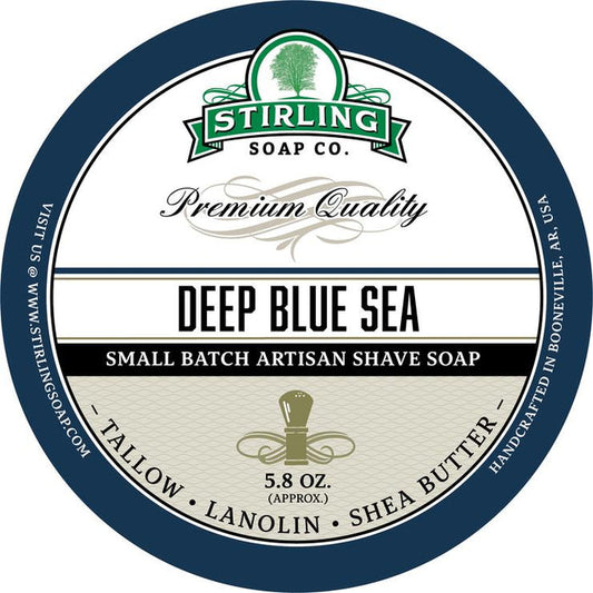 Stirling Soap Co. | Deep Blue Sea Shave Soap