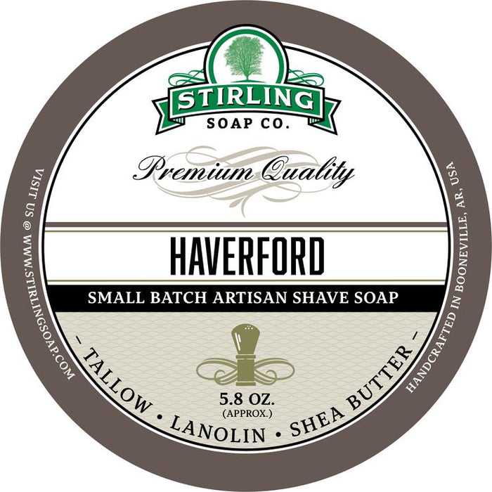 Stirling Soap Co. | Haverford - Shave Soap