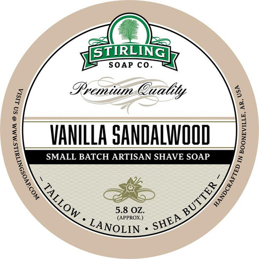 Stirling Soap Co. | Vanilla Sandalwood - Shave Soap