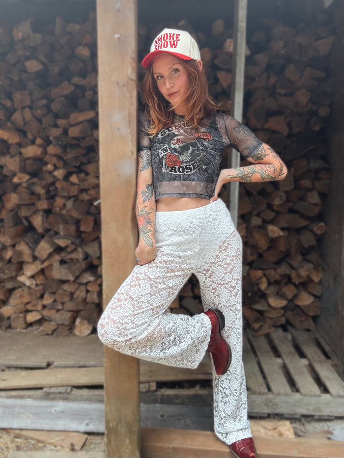 Stop and Stare Lace Pants