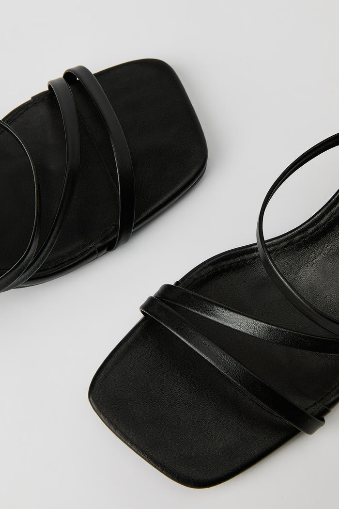 Strappy Ankle Strap Block Heel