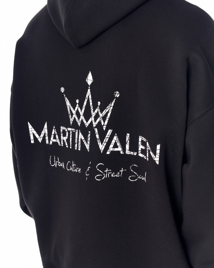 Street Culture Oversized Black Hoodie (4)