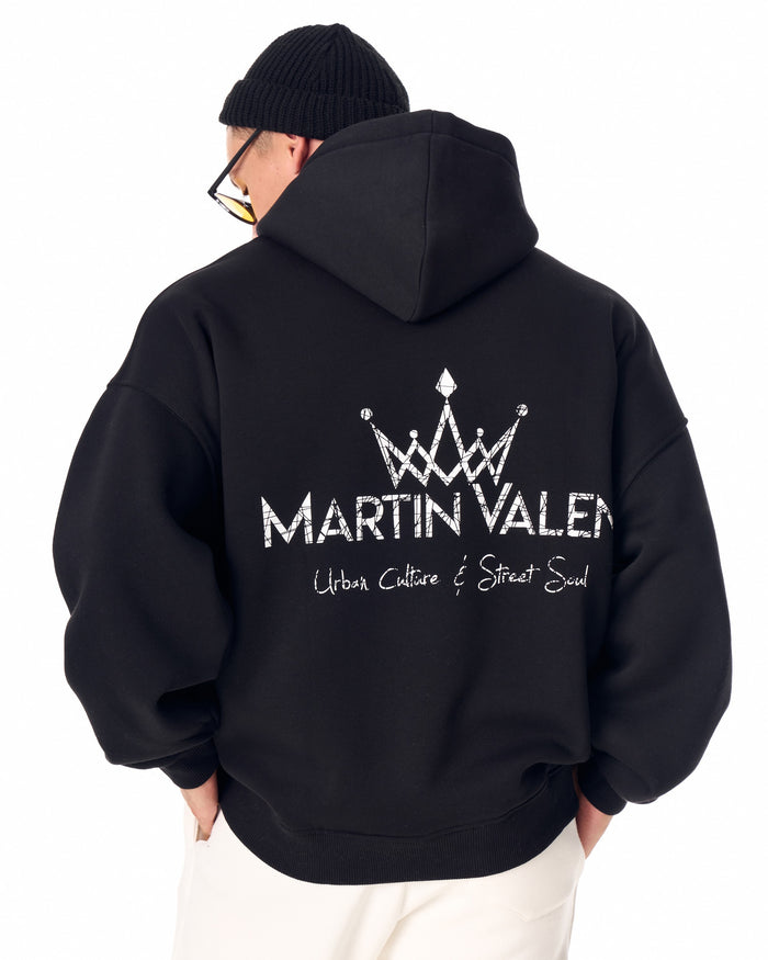 Street Culture Oversized Black Hoodie (7)