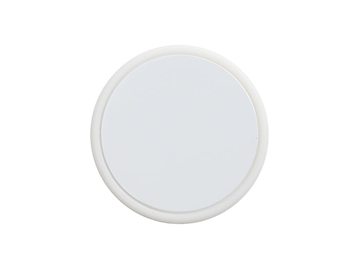 Sublimation Blanks Silicone Straw Cover w/ Insert(White,Round)