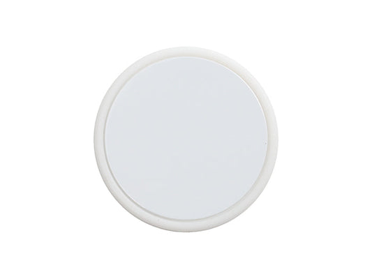 Sublimation Blanks Silicone Straw Cover w/ Insert(White,Round)