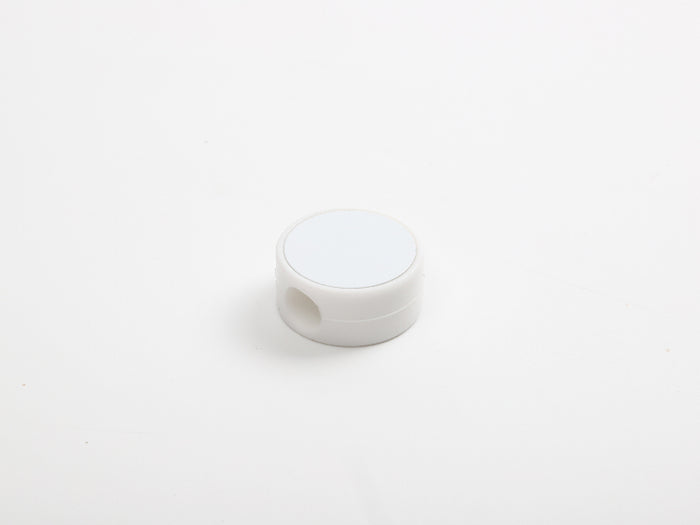 Sublimation Blanks Silicone Straw Cover w/ Insert(White,Round)