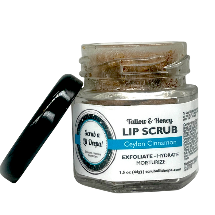 Tallow Lip Scrub - Ceylon Cinnamon